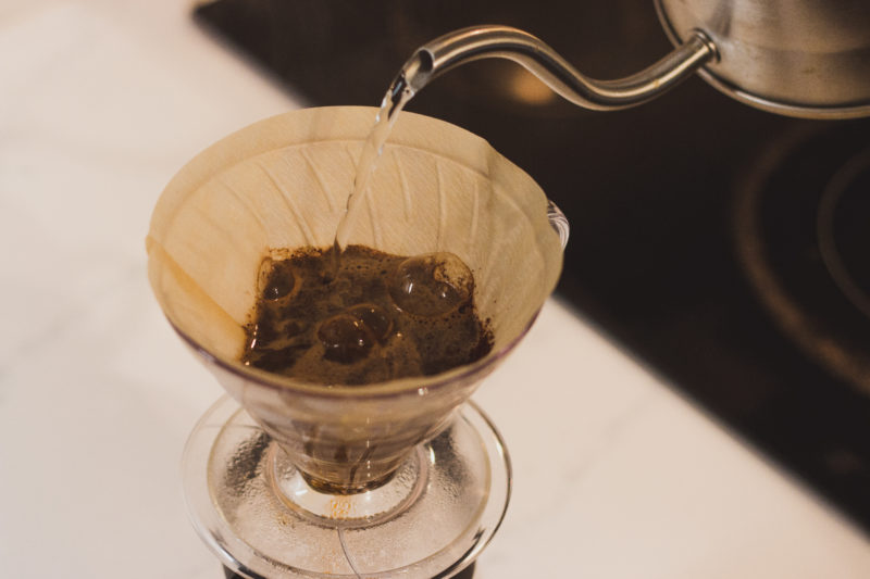 photo of the pour-over method