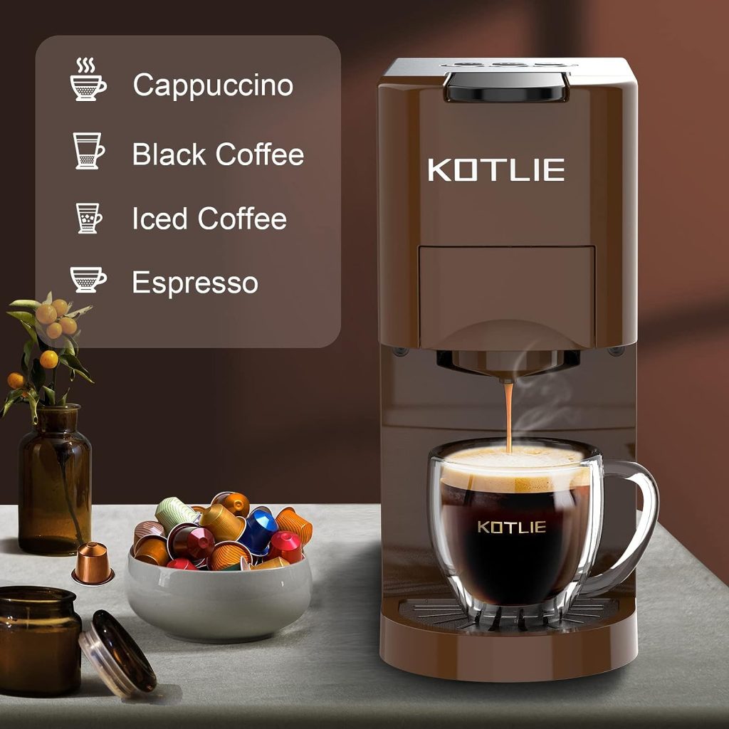 Visual of KOTLIE 4 in 1 coffee machine review options