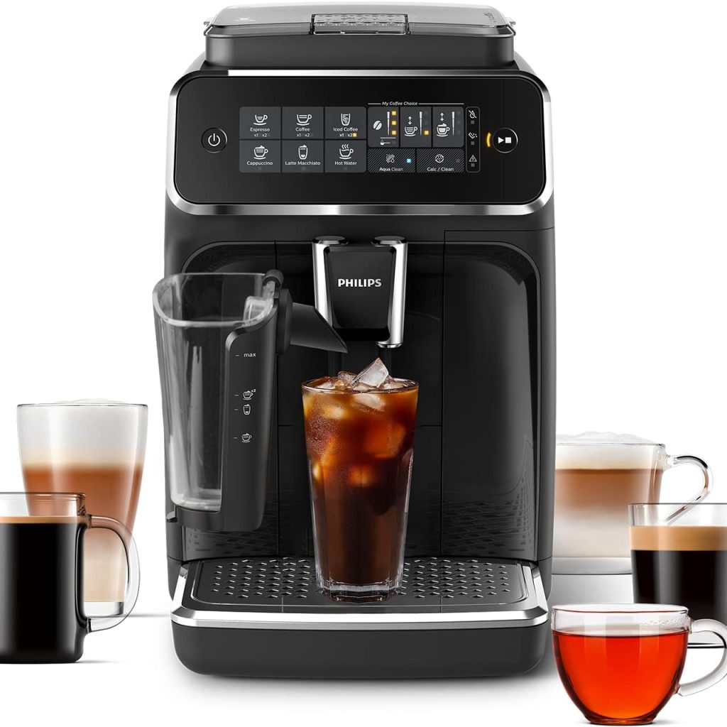 Philips 3200 Series Fully Automatic Espresso Machine - one of the Best in our Top 5 Super Automatic Espresso Machines Review