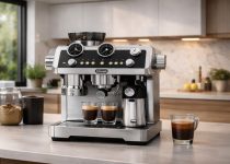 Delonghi Specialista Maestro Review in kitchen.